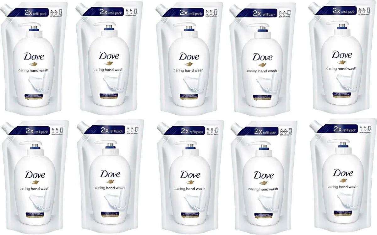 10x Dove Original Handzeep Navulling 500ml, VoordeligInslaan.nl