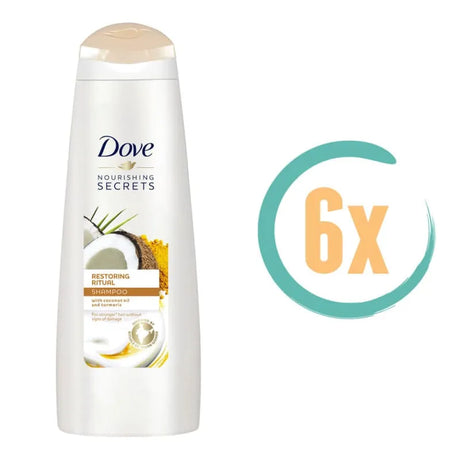 6x Dove Restoring Ritual Kokos Shampoo 250ml