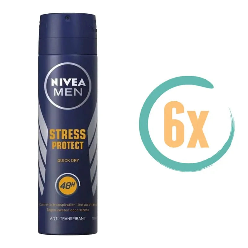 6x Nivea Stress Protect Quick Dry Deospray 150ml - Deodorant