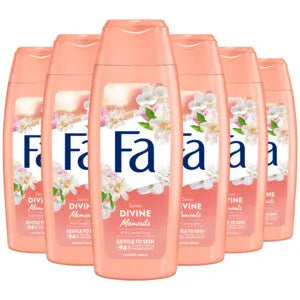 6x Fa Divine Moments Douchecrème 250ml