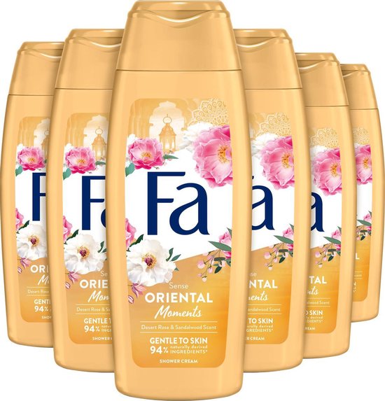 6x Fa Oriental Moments Douchegel 250ml