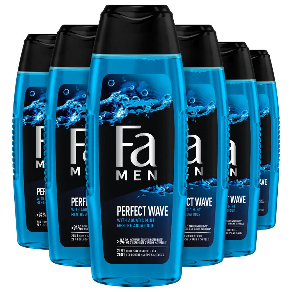 6x Fa Perfect Wave Douchegel 250ml