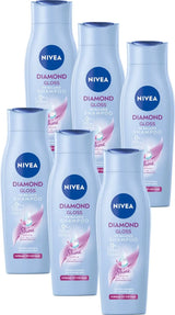 6x Nivea Diamond Gloss Shampoo 250ml