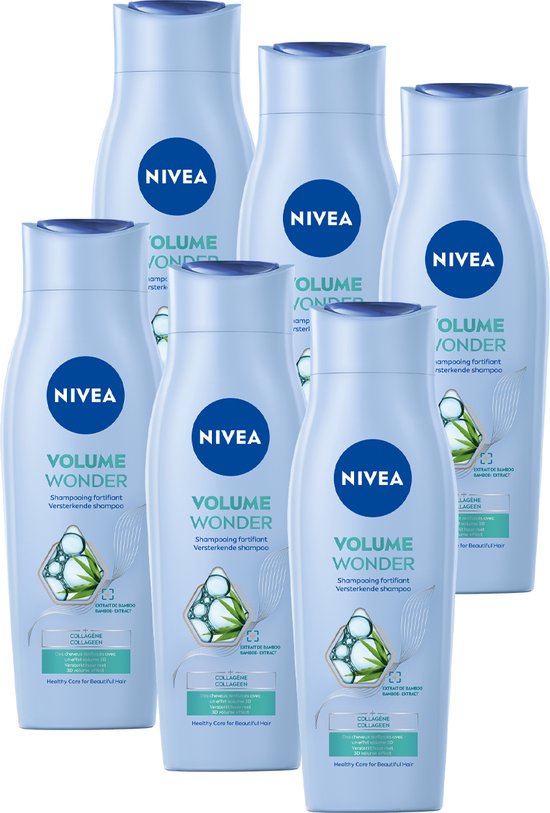 6x Nivea Volume Wonder Shampoo 250ml