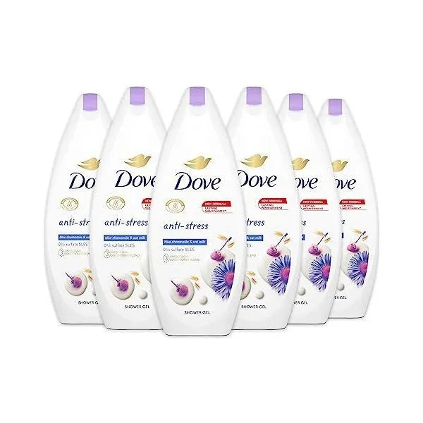 6x Dove Anti Stress Douchegel 250ml