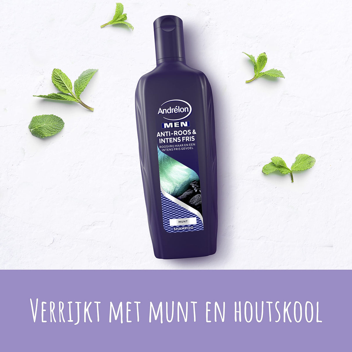 6x Andrelon Men Anti Roos & Intens Fris Shampoo 300ml, VoordeligInslaan.nl