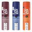 8x4 Deospray MEN Voordeelpakket 3-Delig, VoordeligInslaan.nl