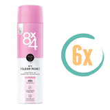 6x No.2 Clear Rose 8x4 Deospray 150ml, VoordeligInslaan.nl