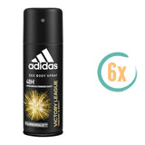 6x Adidas Victory League Deospray 150ml