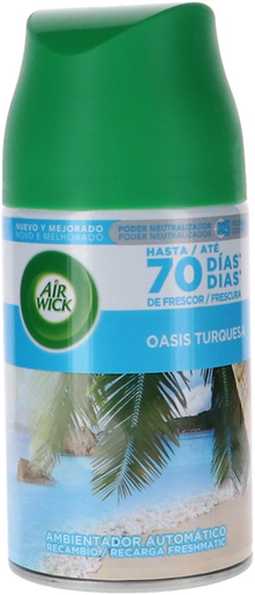 10x Airwick Freshmatic Navulling Oasis Turquesa 250ml