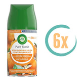 6x Airwick Freshmatic Navulling Citrus & Mandarijnschil 250ml, VoordeligInslaan.nl