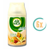 6x Airwick Freshmatic Navulling Vanille en Orchidee 250ml (OV)