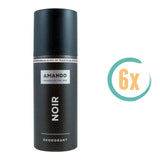 6x Amando Noir Deospray 150ml