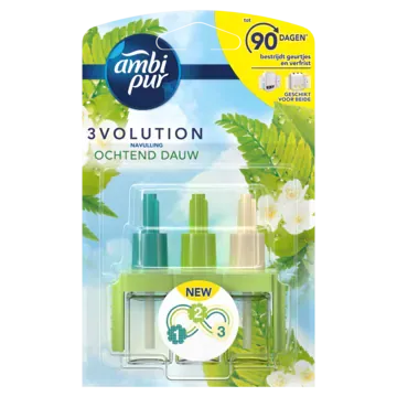 4x Ambi Pur 3Volution Navulling Ochtend Dauw 20ml