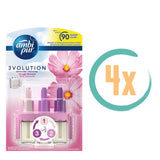 4x Ambi Pur Febreze 3Volution Navulling Flowers 20ml, VoordeligInslaan.nl