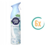 6x Ambi Pur Fris Linnen Luchtverfrisserspray 300ml