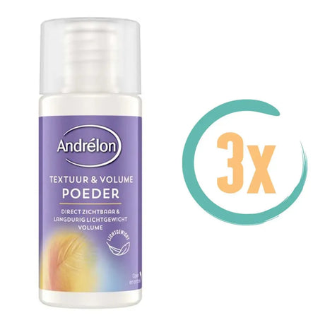 3x Andrelon Volume Haarpoeder 7gr, VoordeligInslaan.nl