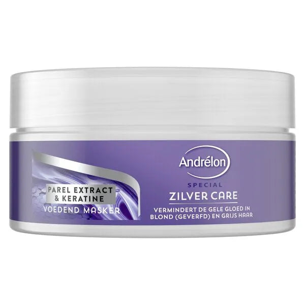 6x Andrelon Zilver Care Voedend Masker 200ml, VoordeligInslaan.nl