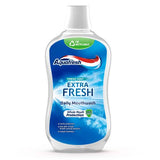 8x Aquafresh Fresh Mint Mondwater 500ml, VoordeligInslaan.nl