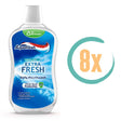 8x Aquafresh Fresh Mint Mondwater 500ml, VoordeligInslaan.nl