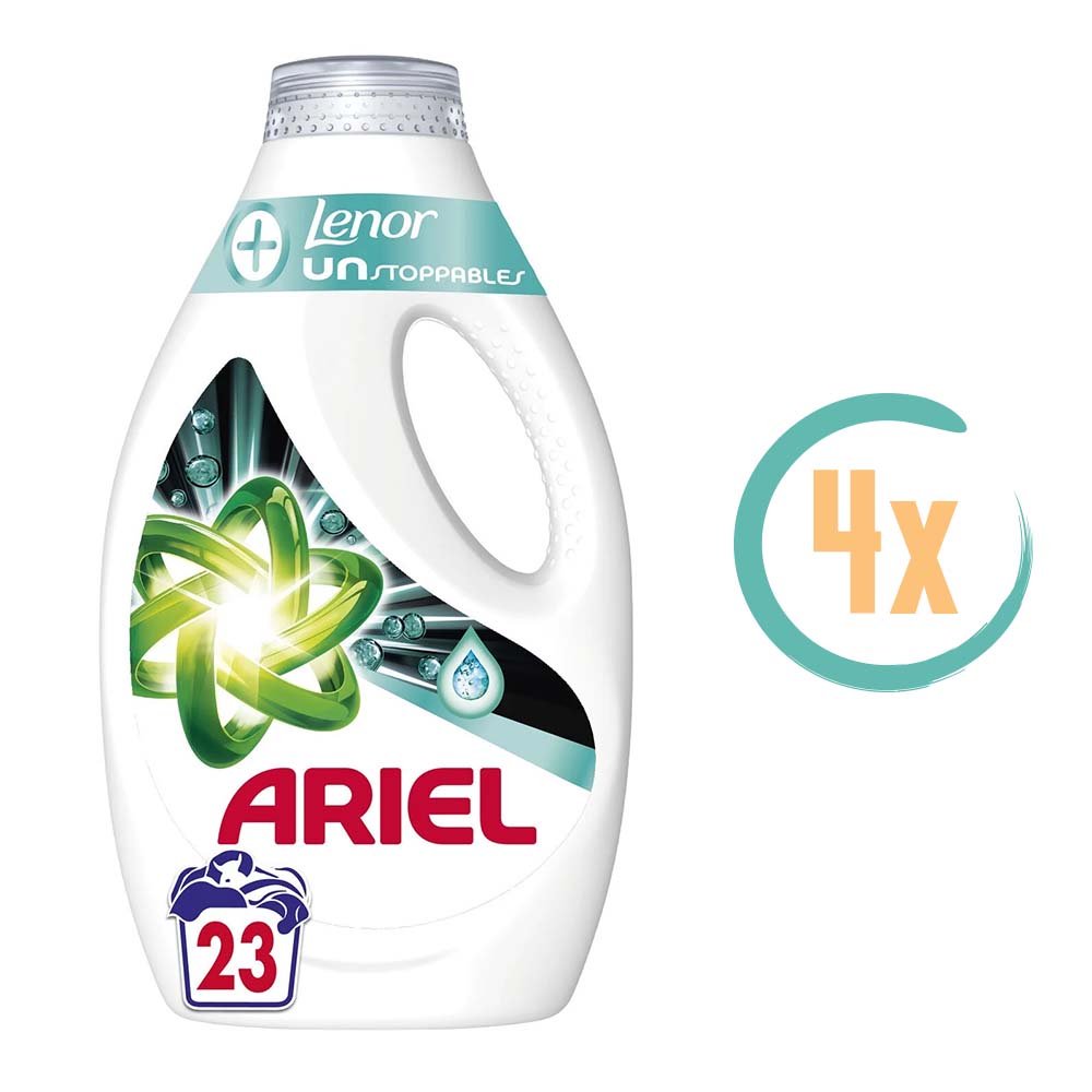 4x Ariel Touch of Lenor Wasmiddel 1150ml