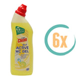 6x At Home Clean Toiletreiniger Lemon Power 750ml, VoordeligInslaan.nl