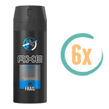 6x Axe Anarchy for Him Deospray 150ml, VoordeligInslaan.nl