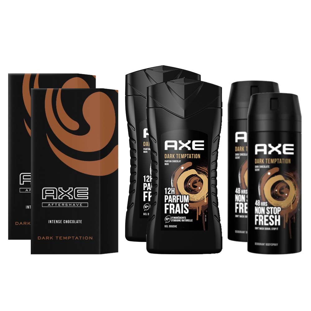 Axe Dark Temptation Voordeelpakket 6-delig, VoordeligInslaan.nl