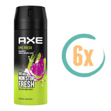 6x Axe Epic Fresh Deospray 150ml