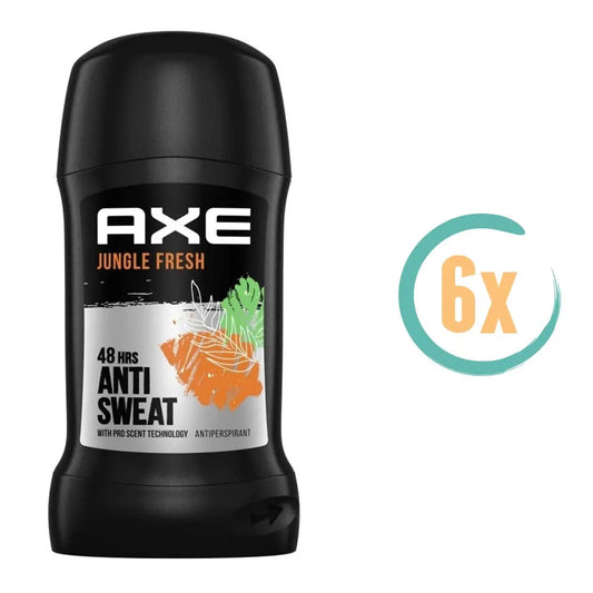 6x Axe Jungle Fresh Deostick 50ml