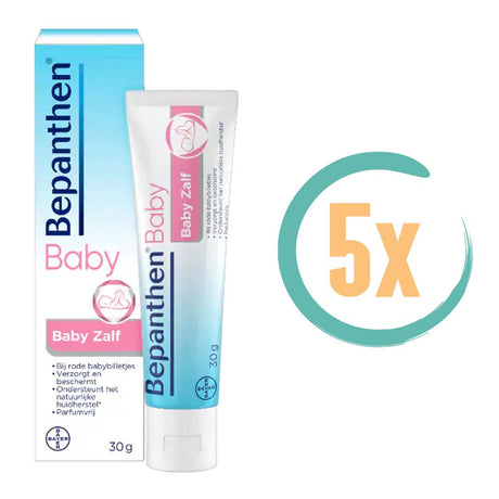 5x Bepanthen Baby Zalf 30gr, VoordeligInslaan.nl