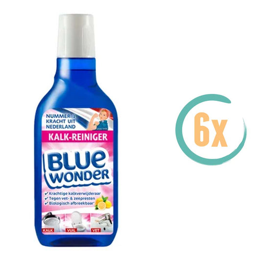 6x Blue Wonder Kalkreiniger 750ml