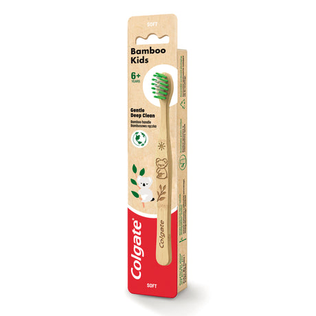 Colgate Bamboo Kids 6+ Tandenborstel Soft, VoordeligInslaan.nl