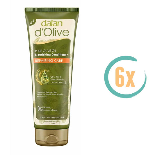 6x Dalan d'Olive Repairing Care Conditioner 200ml