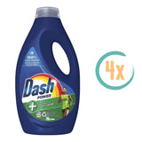 4x Dash Power Wasmiddel Anti Odor 46 Wasbeurten