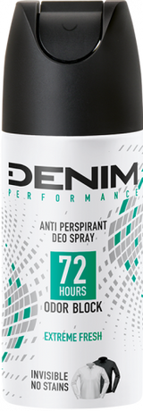 12x Denim Extreme Fresh 72H Deospray 150ml, VoordeligInslaan.nl