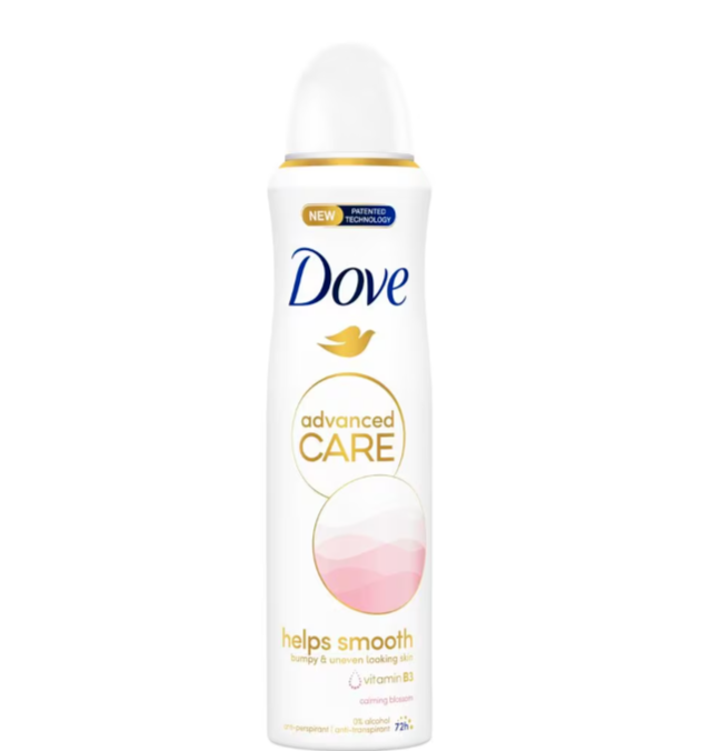 6x Dove Advanced Care Calming Blossom 72H Deospray 150ml