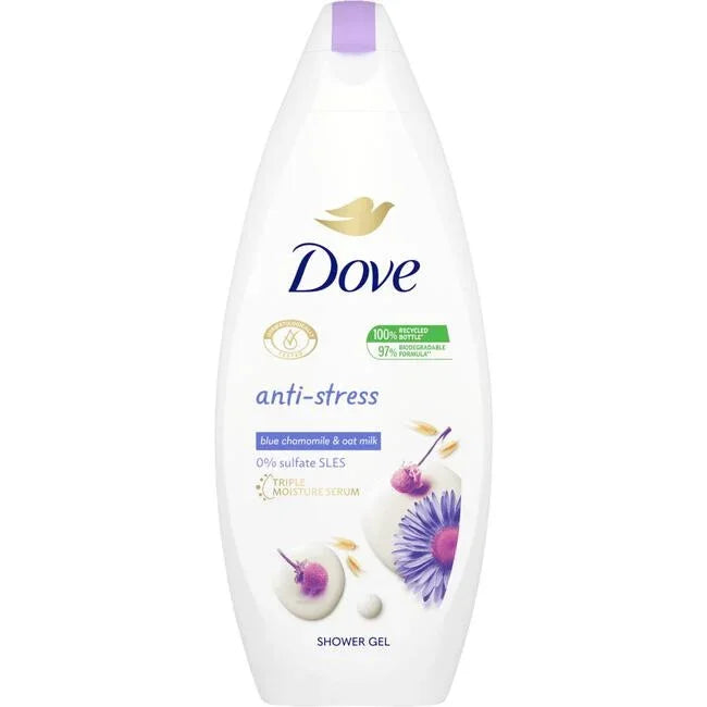 6x Dove Anti Stress Douchegel 250ml