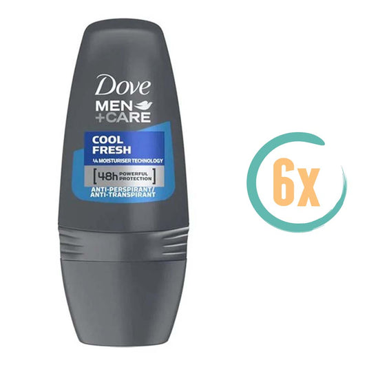 6x Dove Cool Fresh Deoroller 50ml