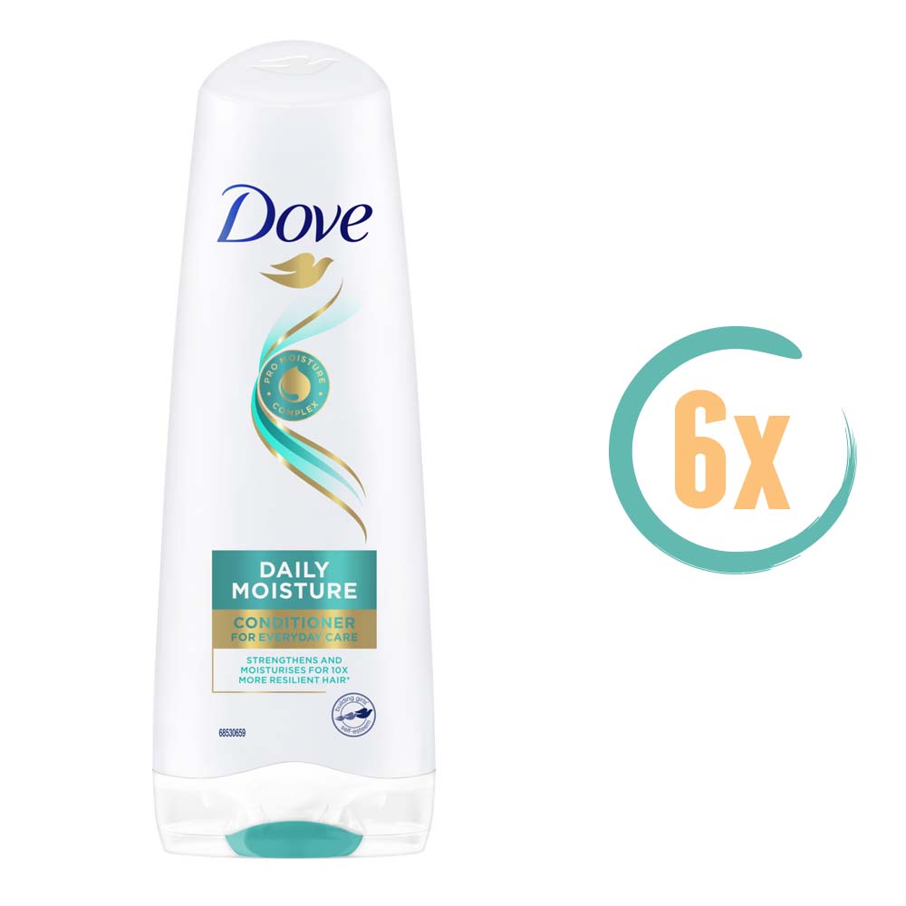 6x Dove Daily Moisture Conditioner 200ml