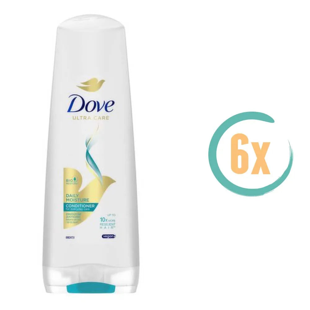 6x Dove Daily Moisture Ultra Care Conditioner 200ml