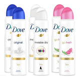 Dove Deospray Voordeelpakket 6-Delig