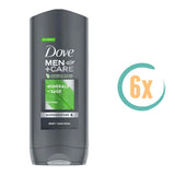 6x Dove Elements Minerals & Sage Douchegel 250ml