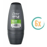 6x Dove Extra Fresh Deoroller 50ml