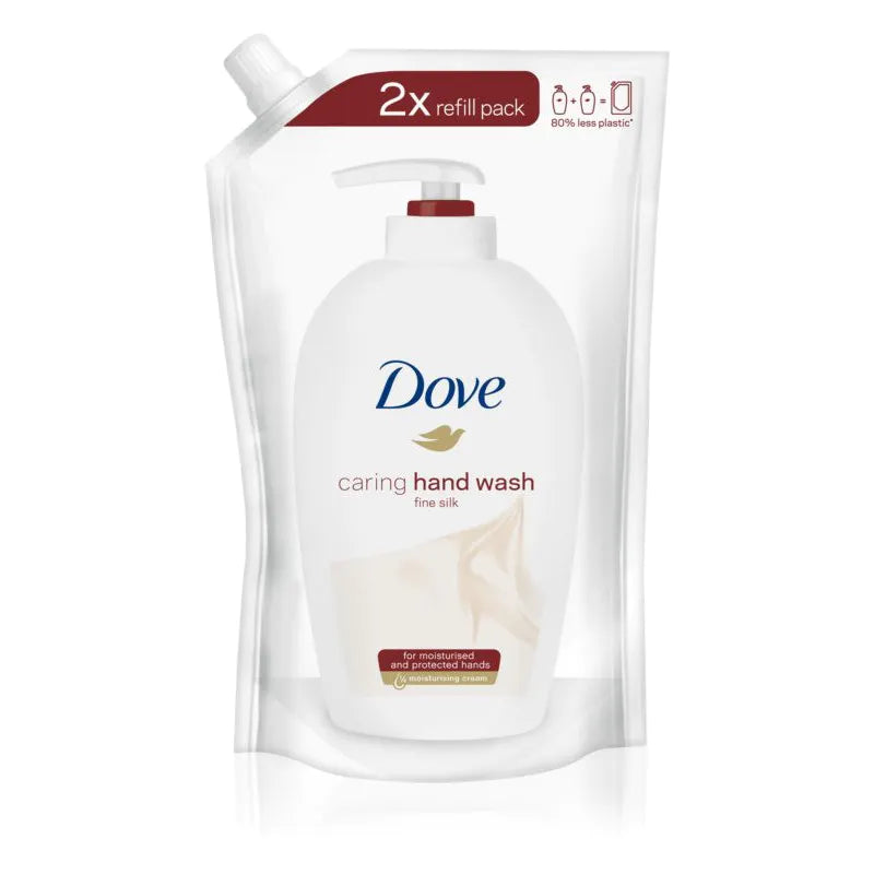 10x Dove Fine Silk Handzeep Navulling 500ml, VoordeligInslaan.nl