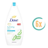 6x Dove Hydrating Care Douchegel 450ml