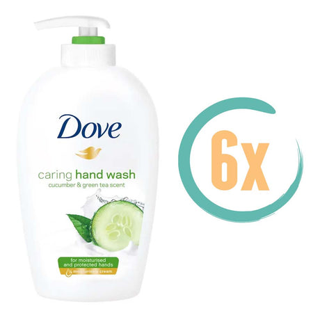 6x Dove Komkommer Handzeep 250ml, VoordeligInslaan.nl