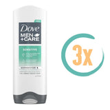 3x Dove Sensitive 3in1 Douchegel 400ml, VoordeligInslaan.nl