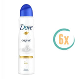 6x Dove Original Deospray 150ml