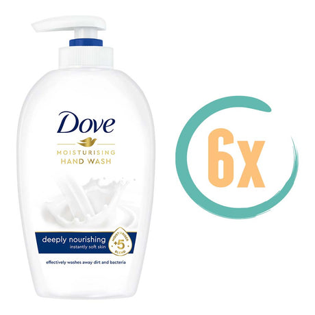 6x Dove Original Handzeep Pompje 250ml, VoordeligInslaan.nl